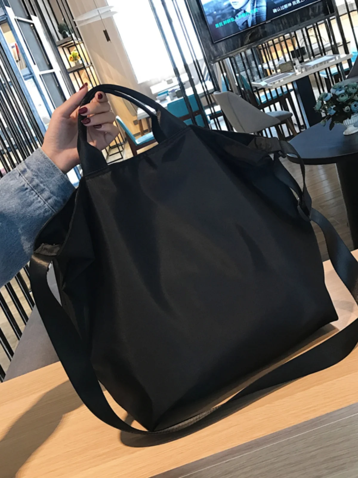 

Повседневная нейлоновая сумка для йоги, легкая дорожная сумка для путешествий, женская сумка через плечо, мягкая сумка на молнии