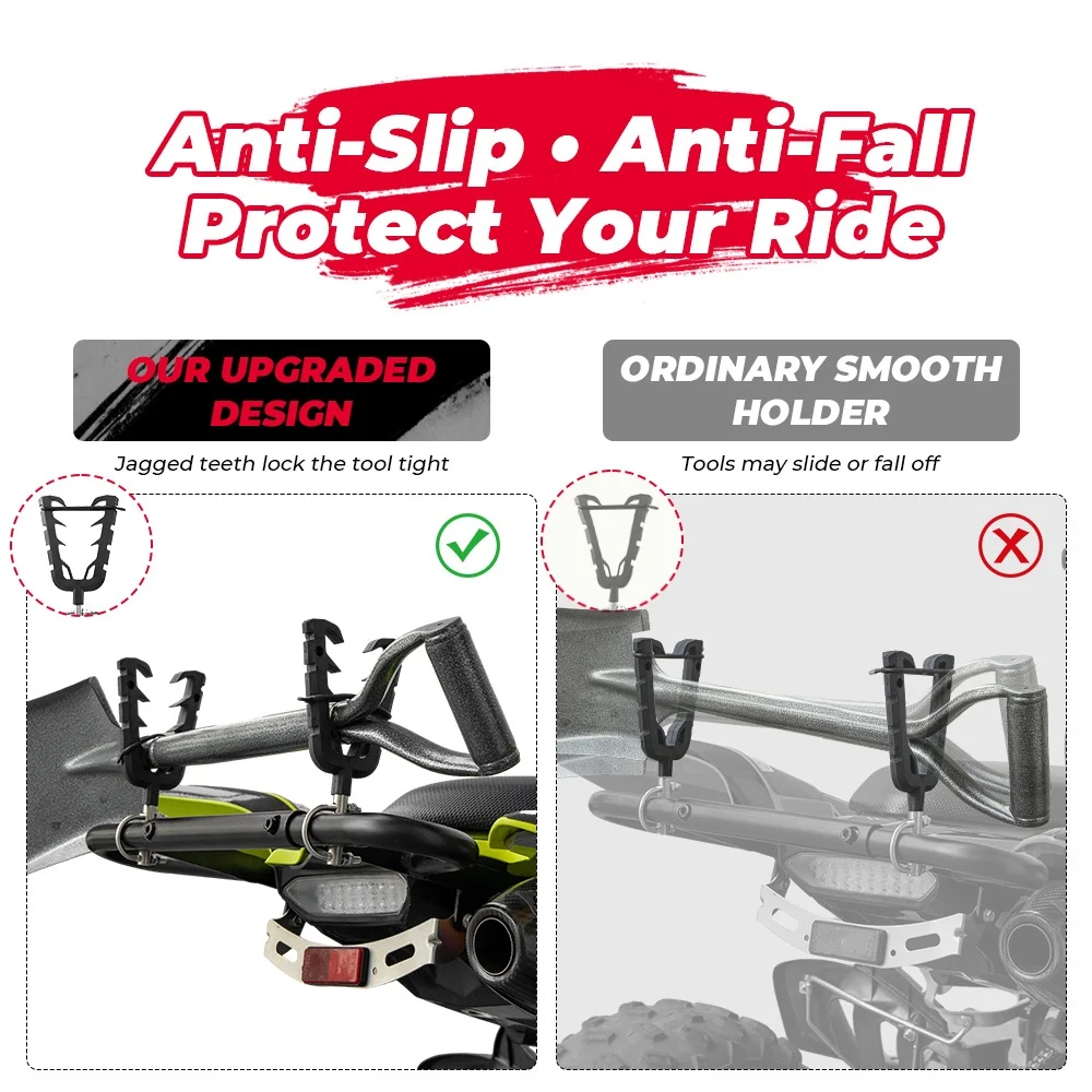 ATV UTV Quad Bike Handle Bar Gun Rack Bow Utility Rack Holder Motorbike Compatible with Polaris for Can-am for Cfmoto Golf Car