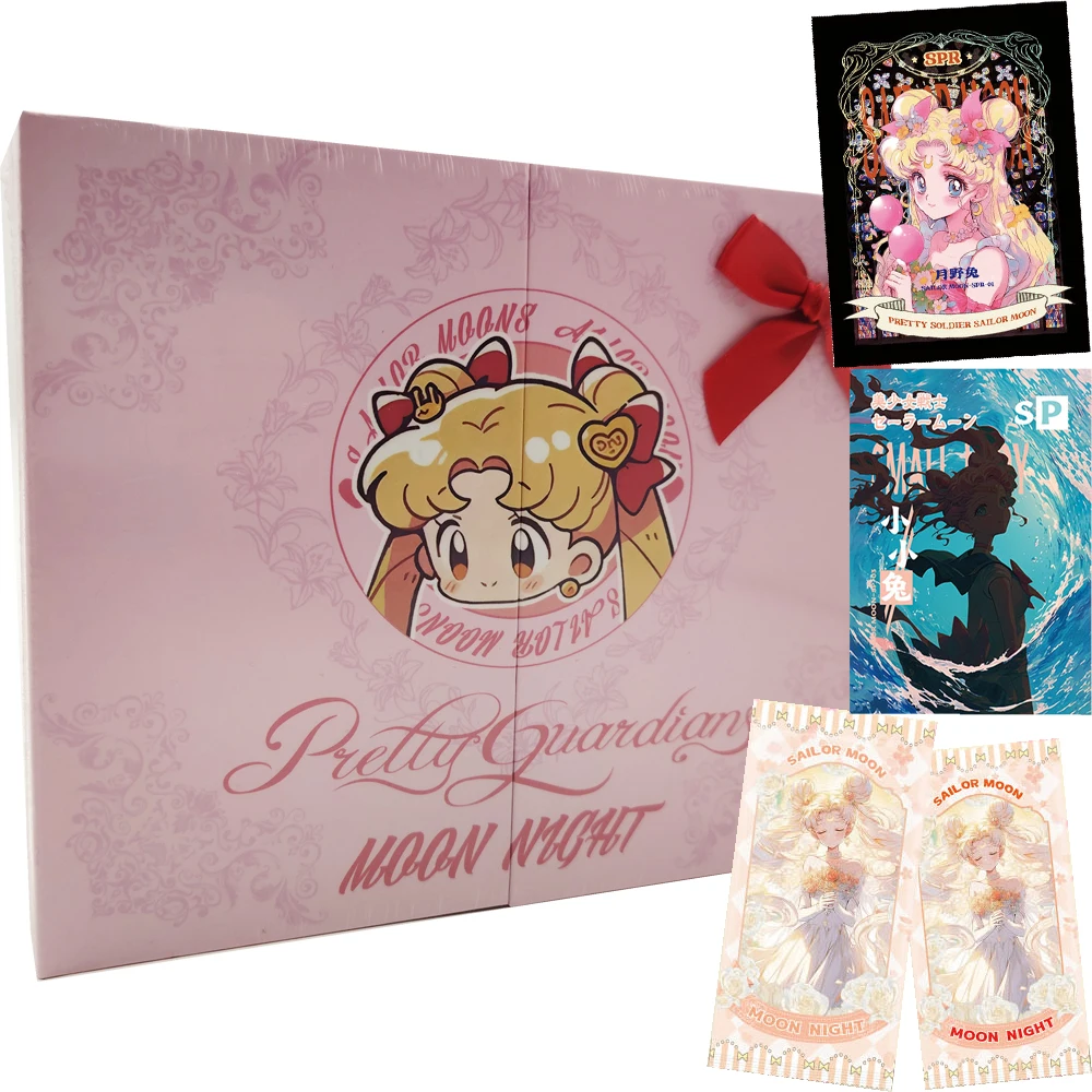 

Japanese Fantasy Love Girl Anime Sailor Moon Collection Card HD Painting Design Characters Art Trend Hobby Cards Festival Gifts