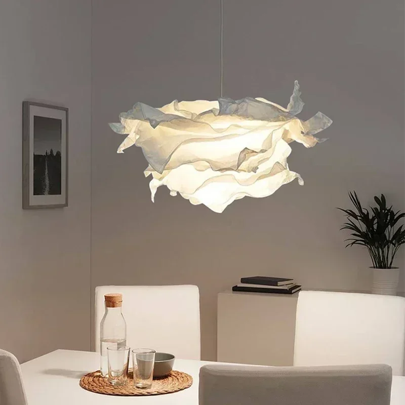 Plafonnier Suspendu en Papier Personnalisé pour Éclairage d'Nik, Luminaire Décoratif de Plafond, Idéal pour une Chambre à Coucher, un Salon, une Salle à Manger ou un Restaurant