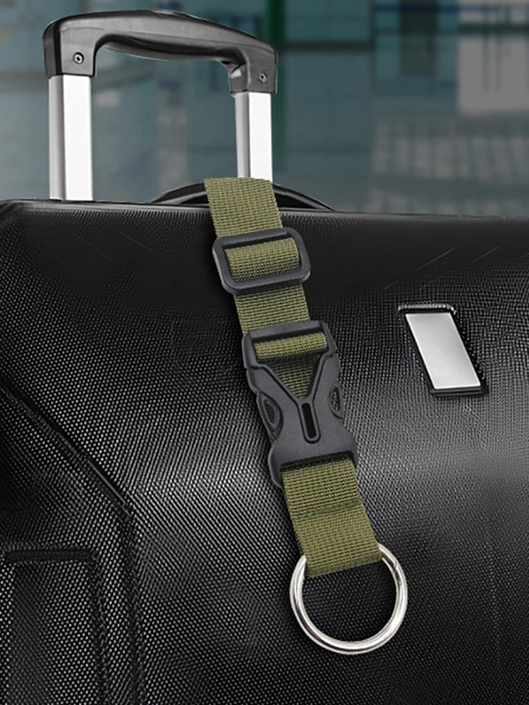 1 PC Portable Travel Luggage Fixed Strap Backpack External Strap Wear-resistant Strap With Release Buckle Luggage Strap