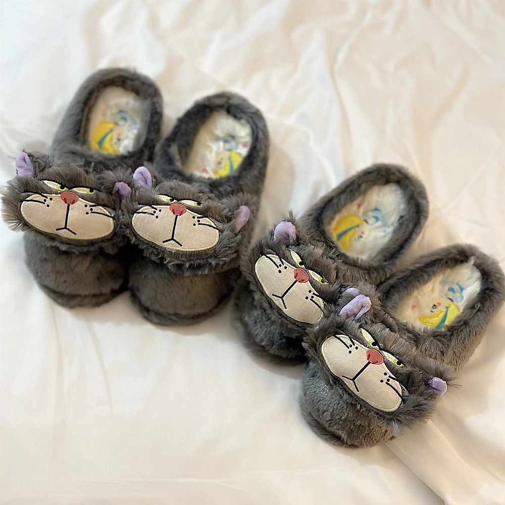 Cute Lucifer Slippers Comfortable Indoor Home Shoes Kawaii Cartoon Anime Shoes Birthday Gifts for Autumn Winter Girl