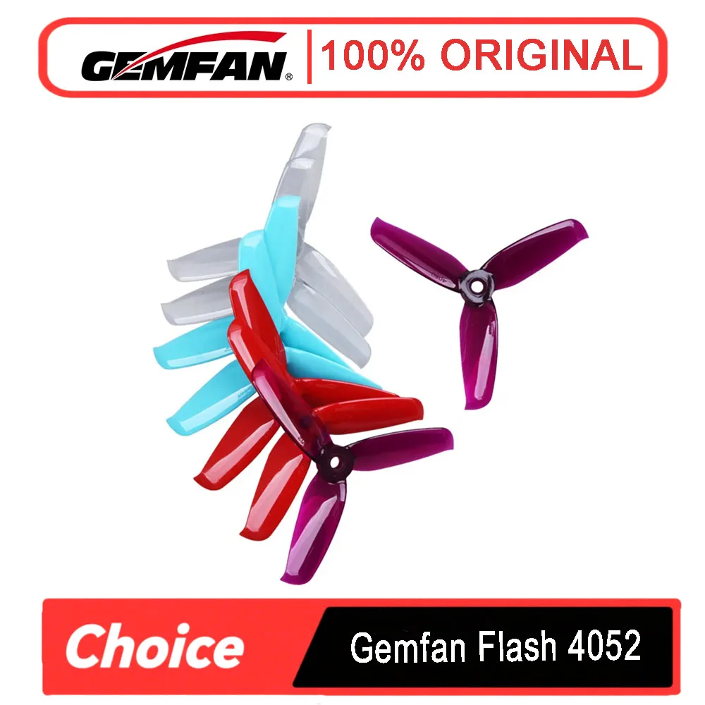 

4 пары Gemfan 4052 (4,0x5,2) 3-лопастной реквизит для ПК (CW/CCW) для FPV RC Quadcopter Drones