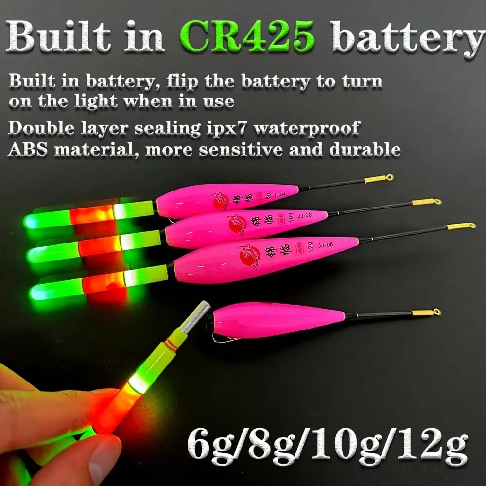 TINSOL 2026 New 2Pcs Set Night Fishing Float ,Gravity-sensing Color-changing Light ,Electronic Fishing Floats 6g/8g/10g/12g view 5