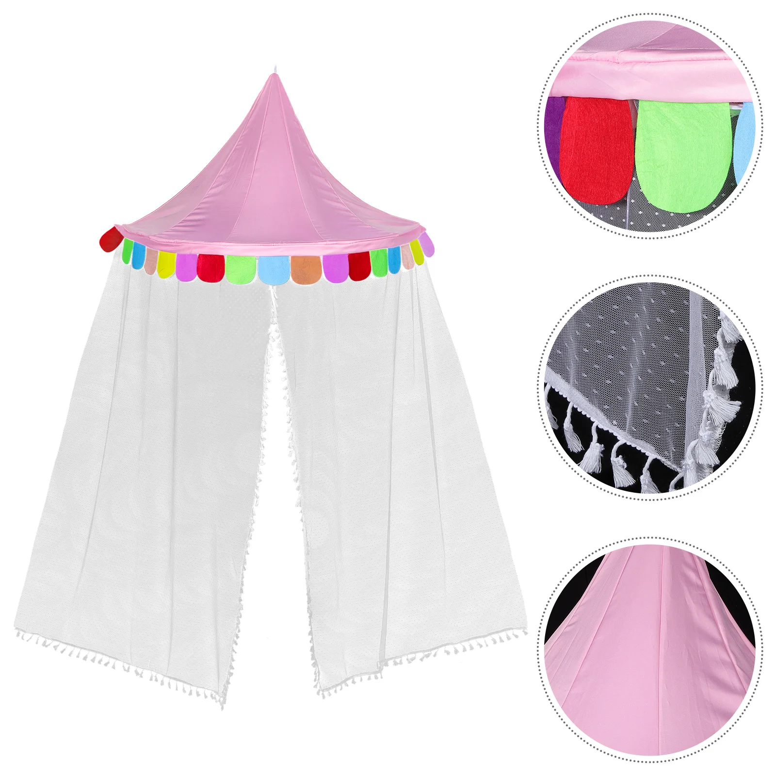 Half-Moon Hanging For Kids Indoor Dome Play Tent Children Bedroom Bug Net Shelter Canopy Tent For Toddlers Kids Tents