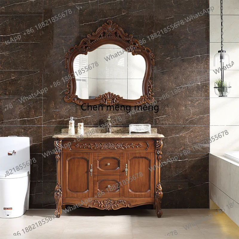 

European Bathroom Cabinets Combination Antique Bathroom Cabinets Floor-to-ceiling Marble Home Furniture In Particolare