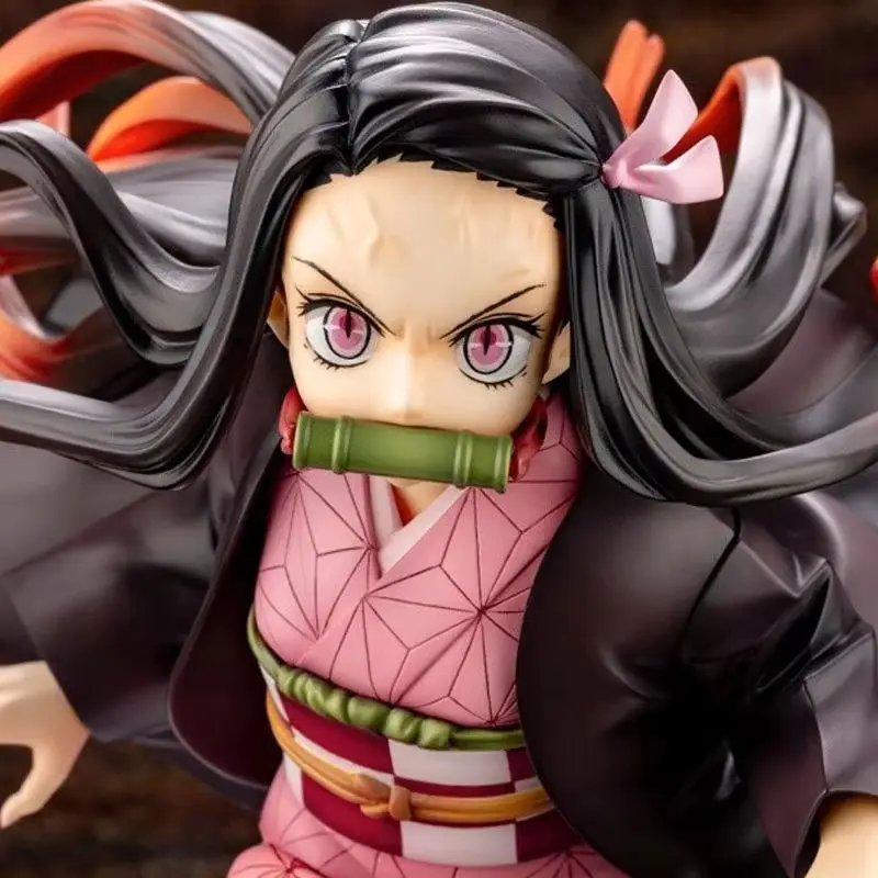 16cm Demon Slayer Kimetsu no Yaiba Kamado Nezuko figura de acción de batalla Anime modelo juguete para regalo muñeca móvil figura coleccionable juguete