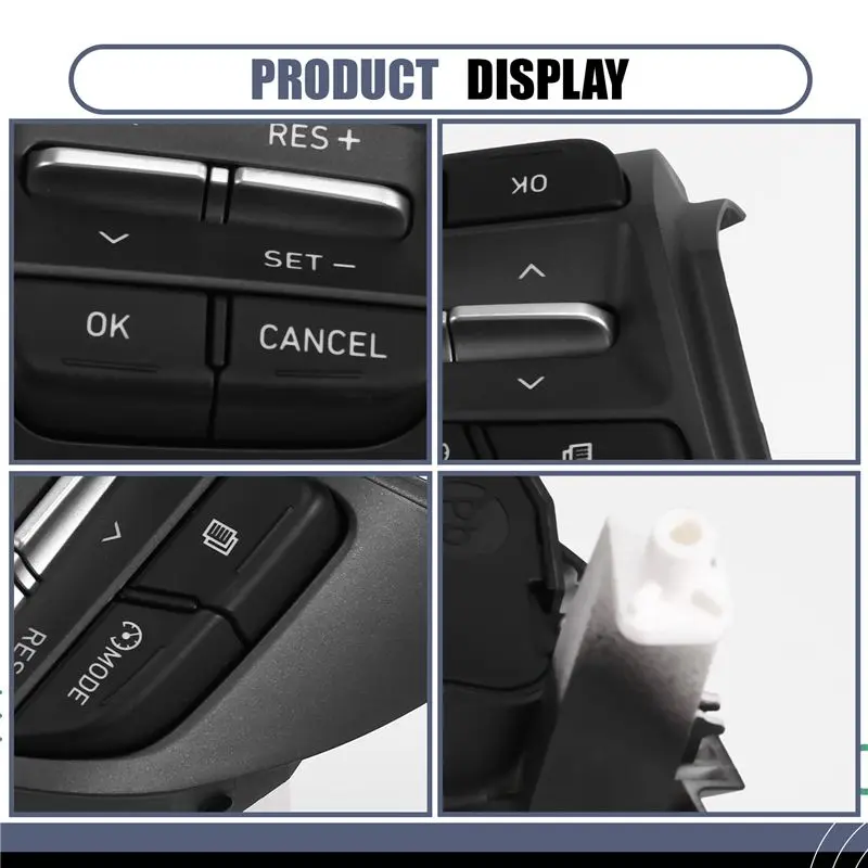 BB For Hyundai I10 I30 Veloster Kona Steering Wheel Switch Button Radio Cruise Control Replacement Parts