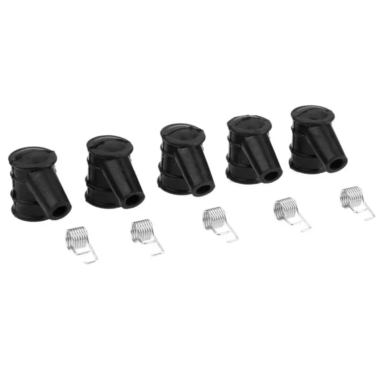 Juego de 5 piezas de repuesto para motosierra, tapa de bobina de encendido + resortes de 2 tiempos para piezas de motosierra 4500 5200 5800