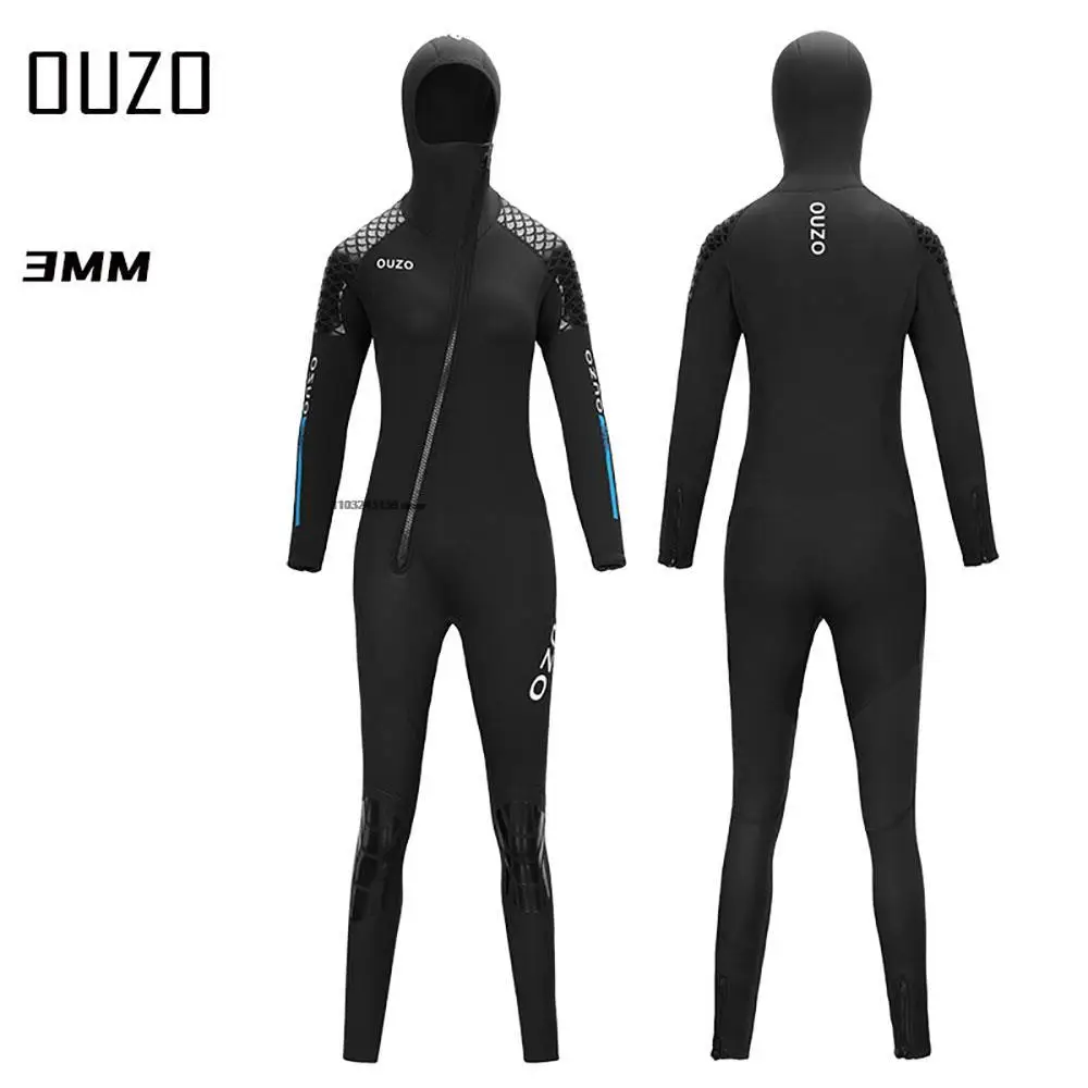 

3mm Men's Wetsuit Thicken Long Sleeve Diving Clothing Sub Fishing Neoprene Surf Snorkeling Swimwear Sailing Suit Beach Equipment