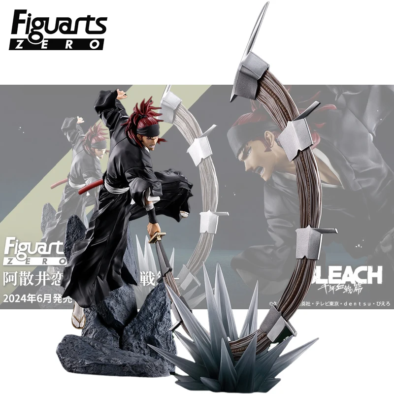 

BLEACH Original BANDAI Figuarts Zero Genuine Abarai Renji PVC Anime Figures Collectible Model Dolls Statuette Ornament Gift