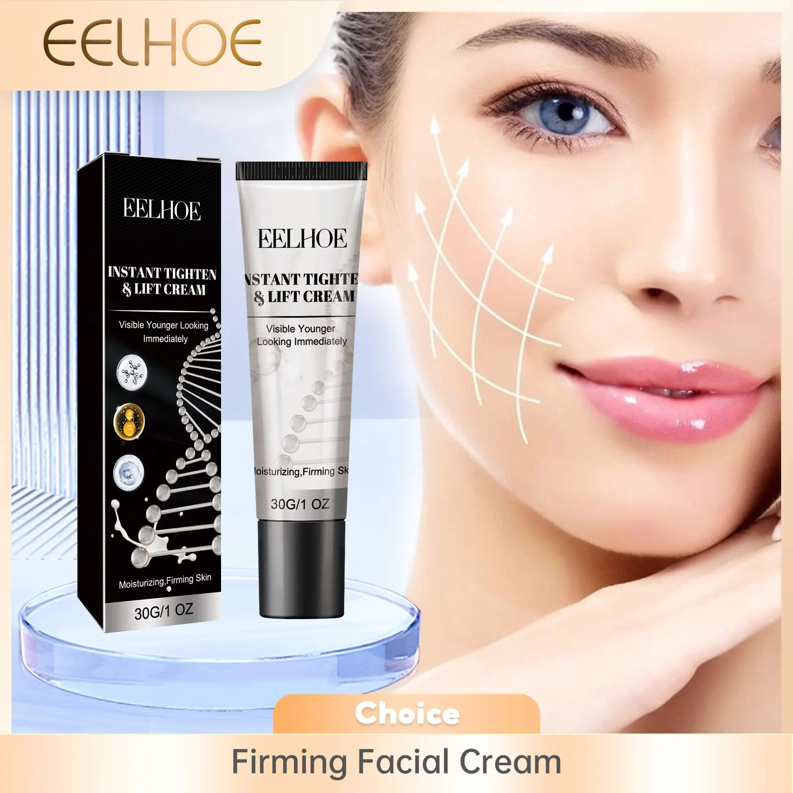 

EELHOE Vitamin C Cream Anti Acne Treatment Dark Spot Remover Moisturizing Face Firming Skin Brightening Face Whitening Cream 30g