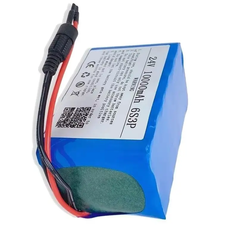 

Новый литий-ионный аккумулятор 24 В 10000 мАч 6S3P 18650 для электрической транспортировки/литий-ионный аккумулятор