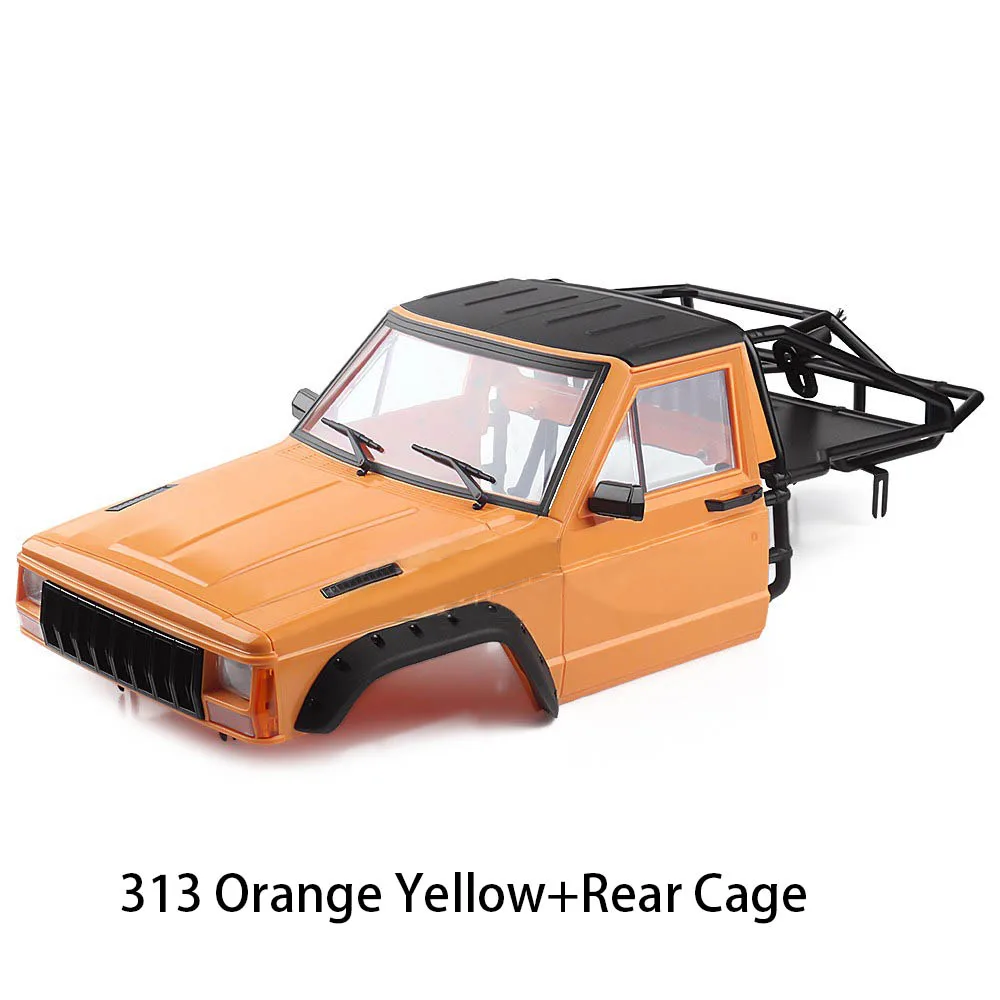 RC modification fully upgraded TRX4 SCX10 90046 1/10 climbing car semi truck shell nylon rear cage frame rear bucket roll cage