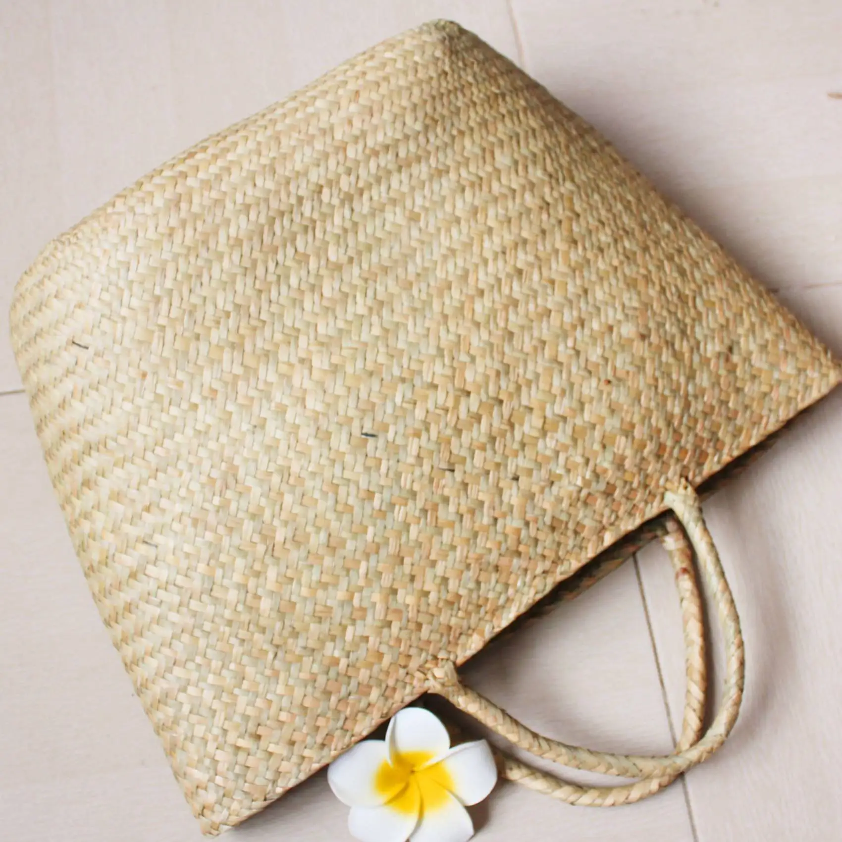 ABRT-2X Women's Classic Straw Summer Beach Sea Shoulder Bag Handbag Tote, Small