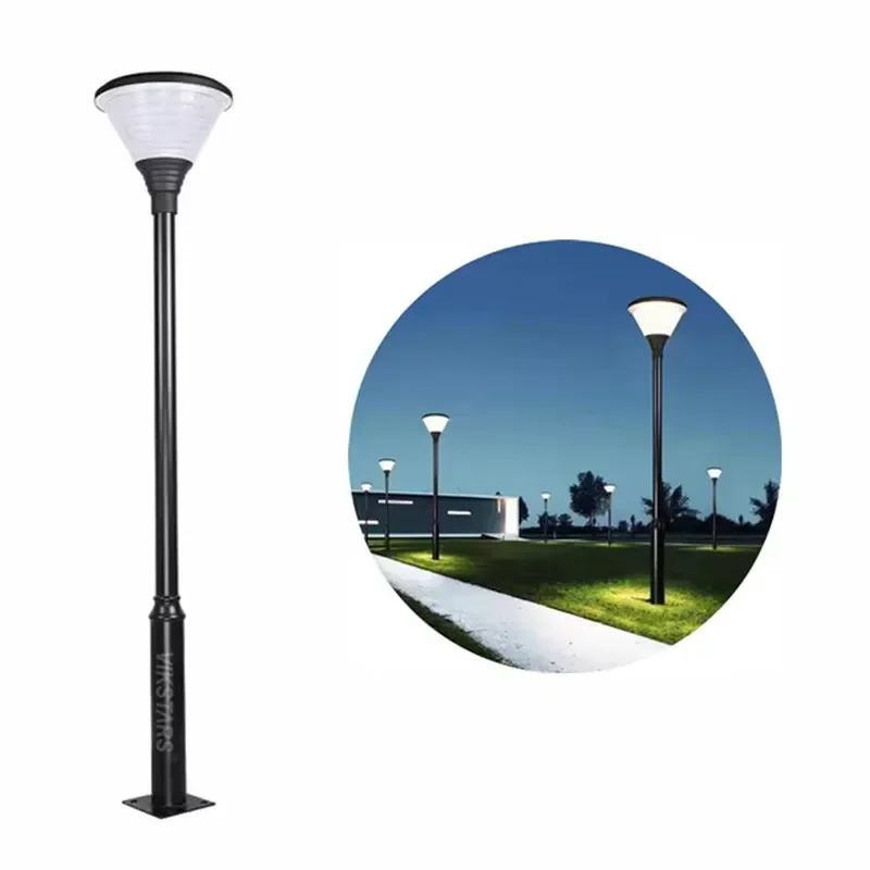 IP65 Solar Powered Outdoor Lighting Integrated Solar Panel Led Garden Light Aluminum + Pc Solar Lamp for Garden Path Yard