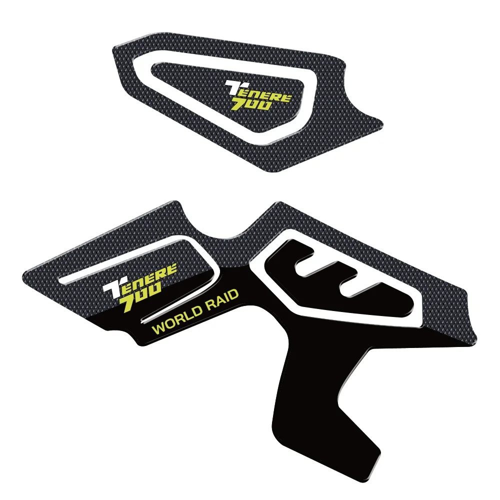For Yamaha TENERE 700 T7 T700 2019 2020 2021 2022 2023 2024 Motorcycle Heel Guard Protector 3D Gel Paint Protection Sticker Kit