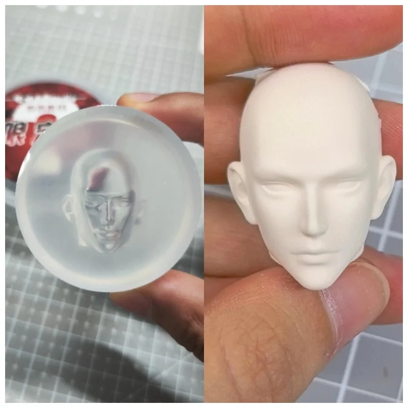 Polymer Clay Nine-head Body Proportional Male/female Body Silicone Mold Fondant/resin Clay DIY Doll Sculpture Modeling Tool