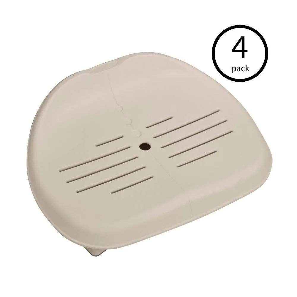 Asiento Desmontable Antideslizante para Jacuzzi Inflable Pure Spa, Paquete de 4