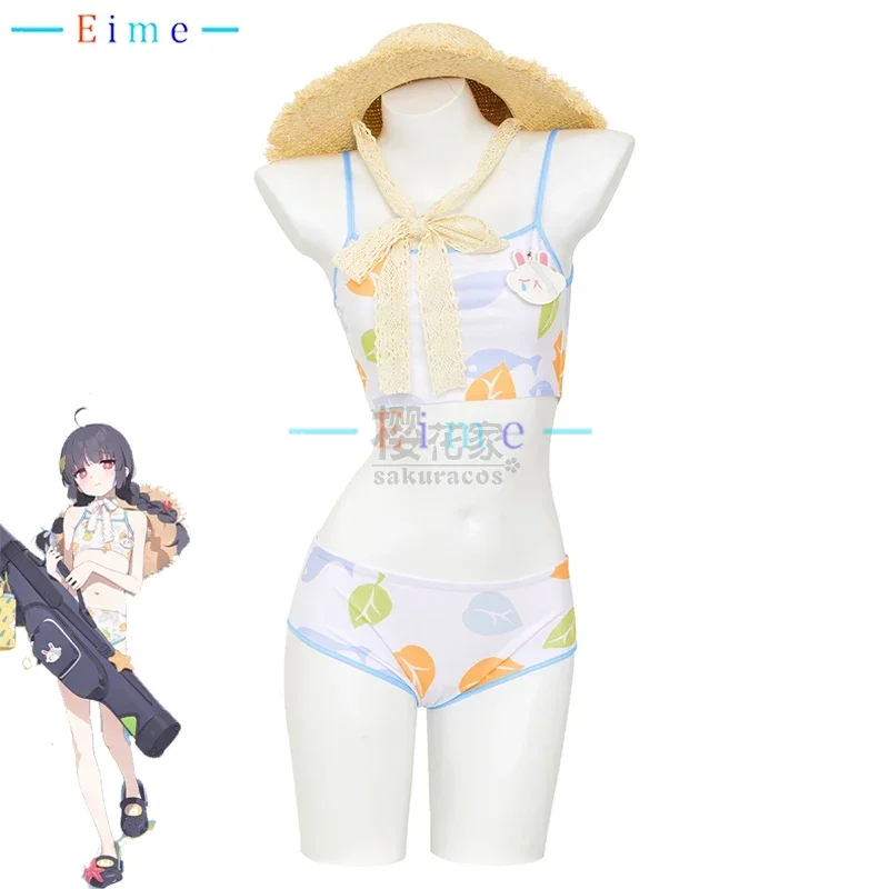 

Kasumisawa Miyu Cosplay Costume Game Blue Archive Cosplay Dress Cute Swimsuit Halloween Party Uniform Anime Clothing Custom Made