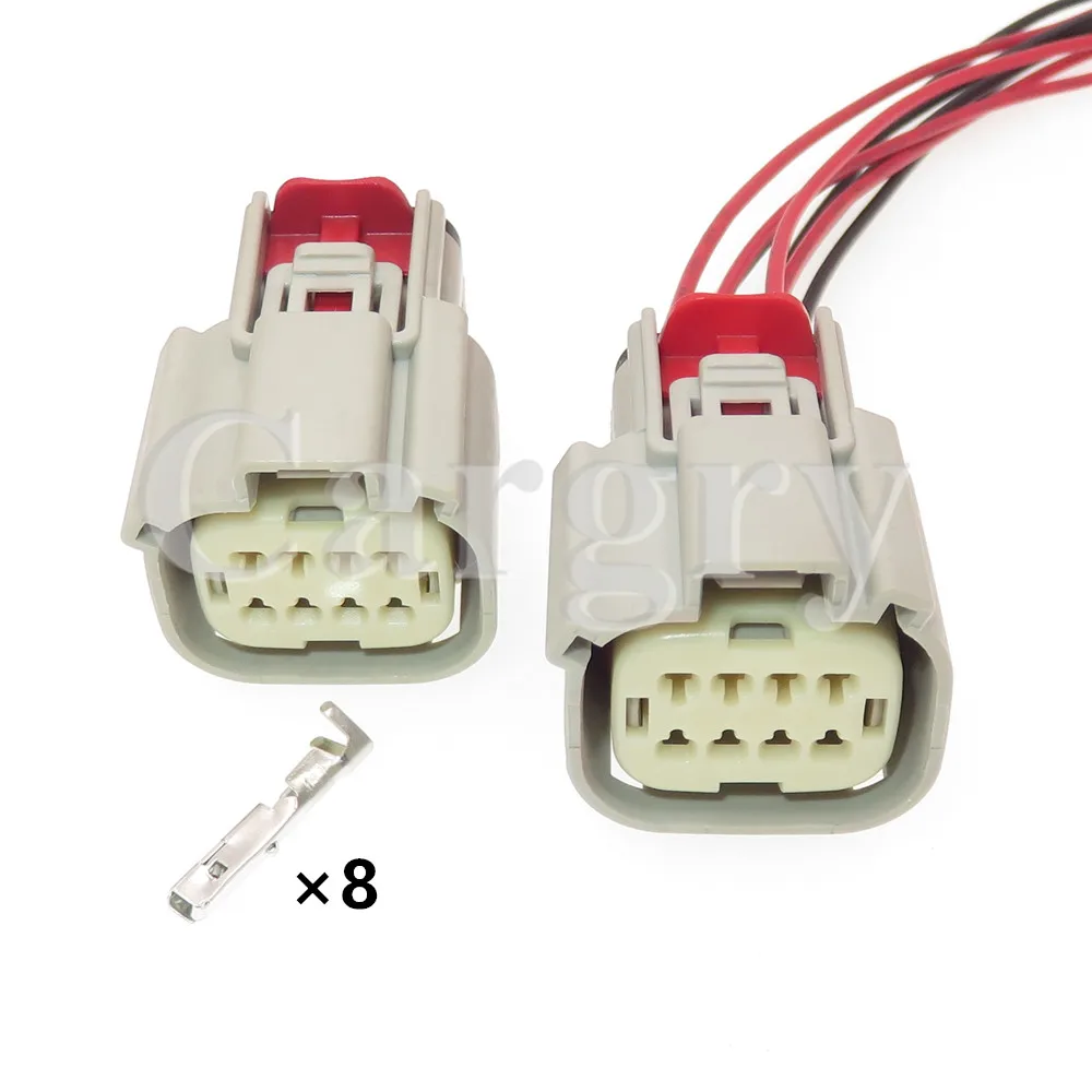 

1 Set 8P Car Sealed Socket AC Assembly 33472-4928 Automobile Modification Plastic Housing Waterproof Electrical Connector