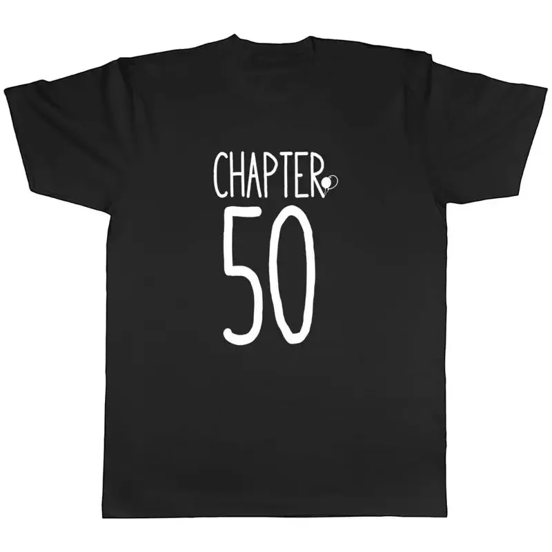 Personalised Chapter Birthday Number Celebration Mens Unisex T-Shirt Tee Gift