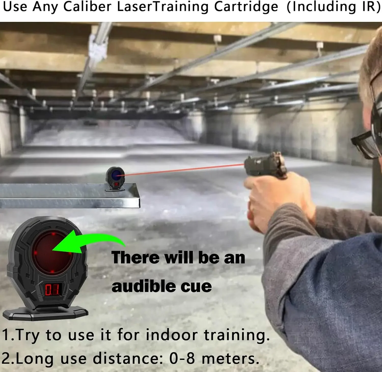 

Тактическая лазерная мишень S5 для тренировок по стрельбе, портативный лазерный тренажер для страйкбола с функцией подсчета, реактивная лазерная мишень для стрельбы