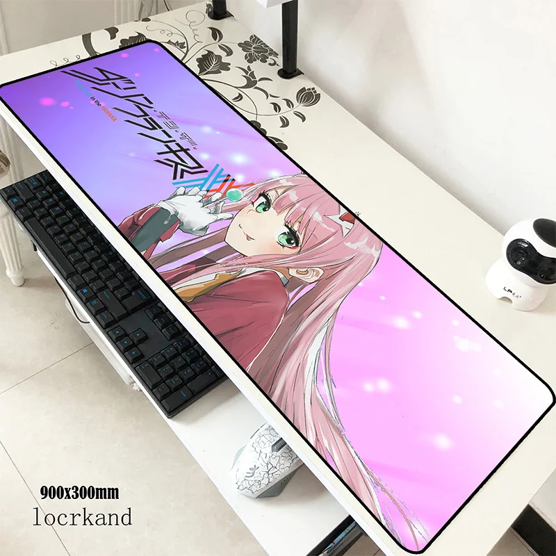 darling in the franxx mouse pad 90x30cm mousepads Adorable best gaming mousepad gamer cool new mouse pads keyboard pc pad
