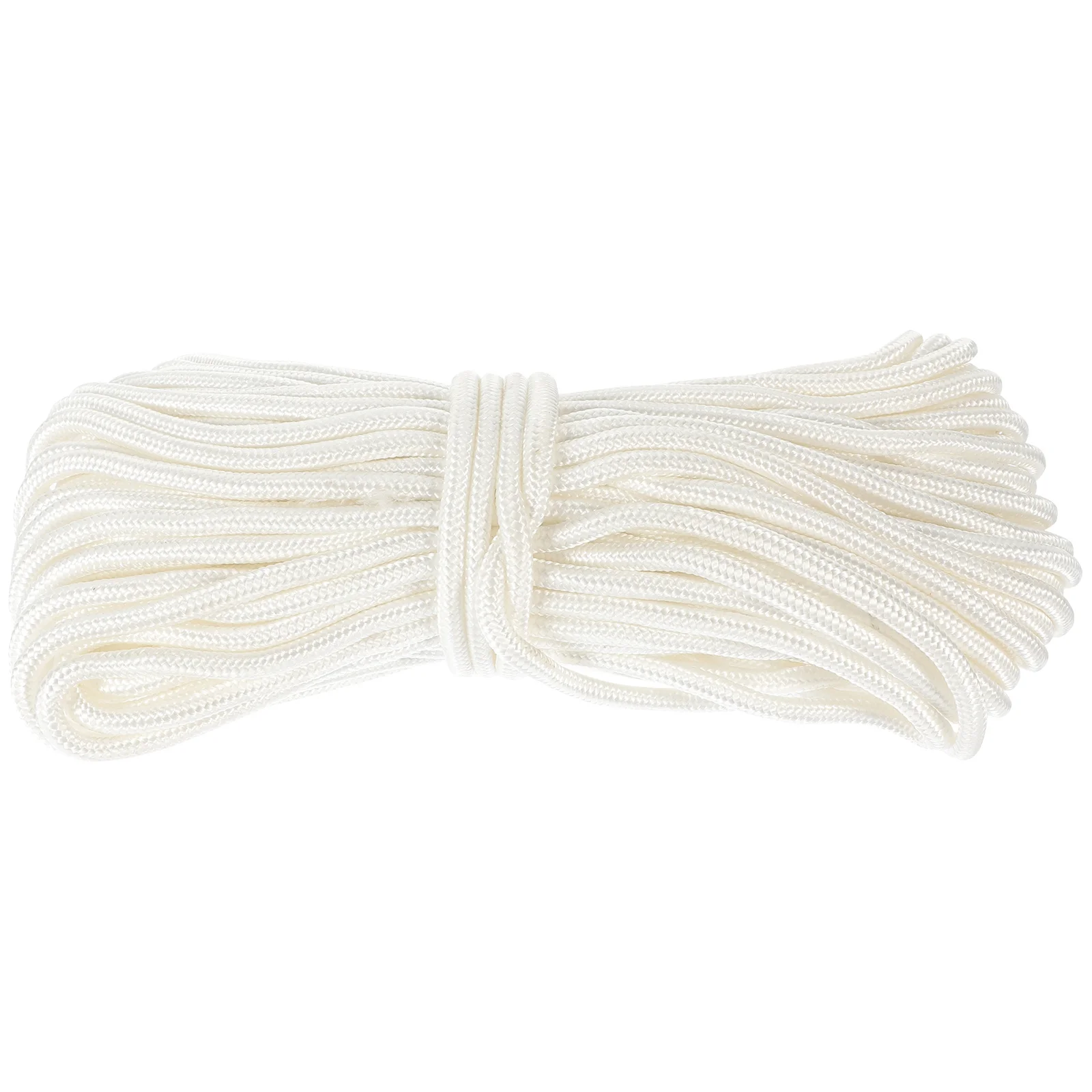 30 м 6 мм твердая плетеная нейлоновая веревка устойчивая к атмосферным воздействиям для сушки одежды для кемпинга и использования на открытом воздухе плетеная нейлоновая веревка