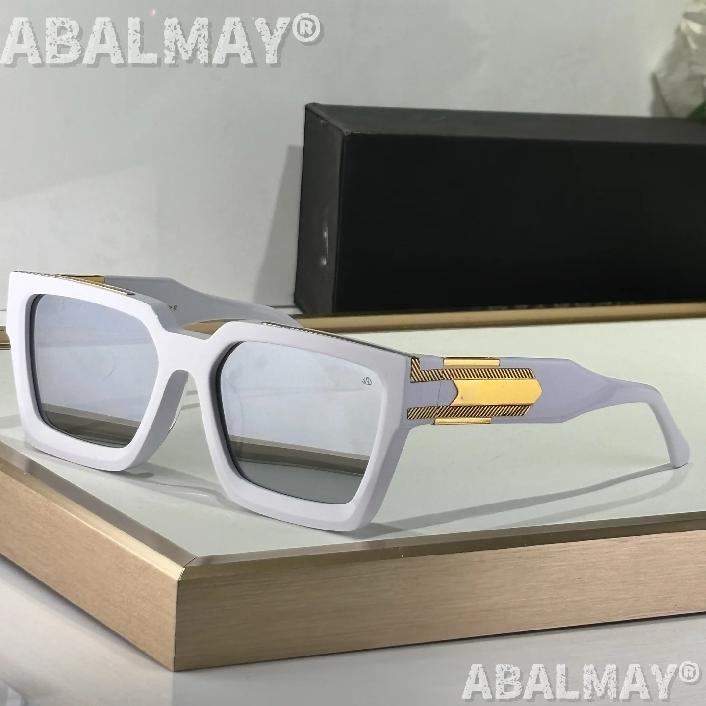 THE BOSS SIZE 57-20 نظارات شمسية عالية الجودة للرجال والنساء نمط UV400 ريترو موضة تصميم خاص نظارات شمسية مع صندوق