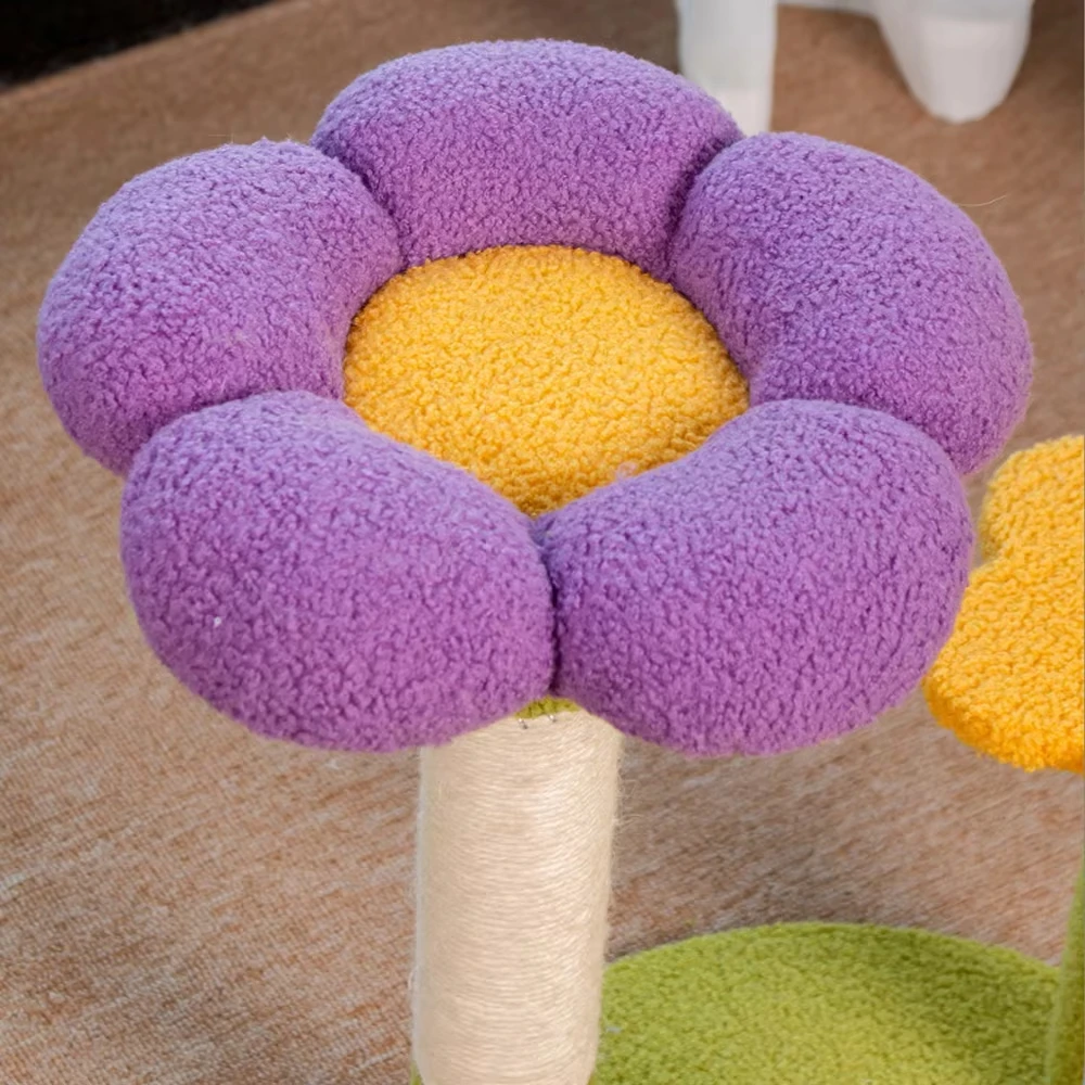 Cat Scratching Post Jumping Platform Tree Tower Tree Tower Climbing Frame Sisal Toy Cute Scratcher Jumping Platform