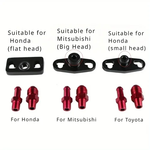 Imagen 1 del producto 1 Juego de adaptador regulador de presión de riel de combustible adecuado para Honda/Toyota/Mitsubishi, perfectamente combinado con accesorios