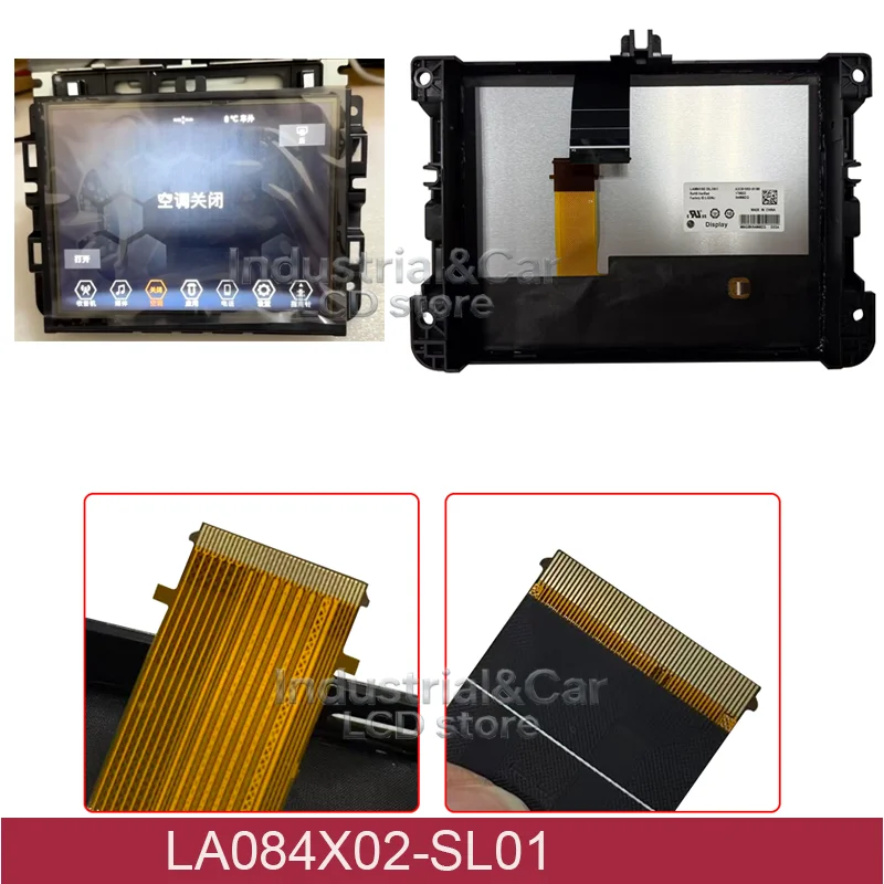 8.4 Inch LA084X02-SL01 LA084X02(SL)(02) LA084X02 SL0 LCD Touch Screen For 2017-2021 JeepCompass Renegade Car Navigation Audio