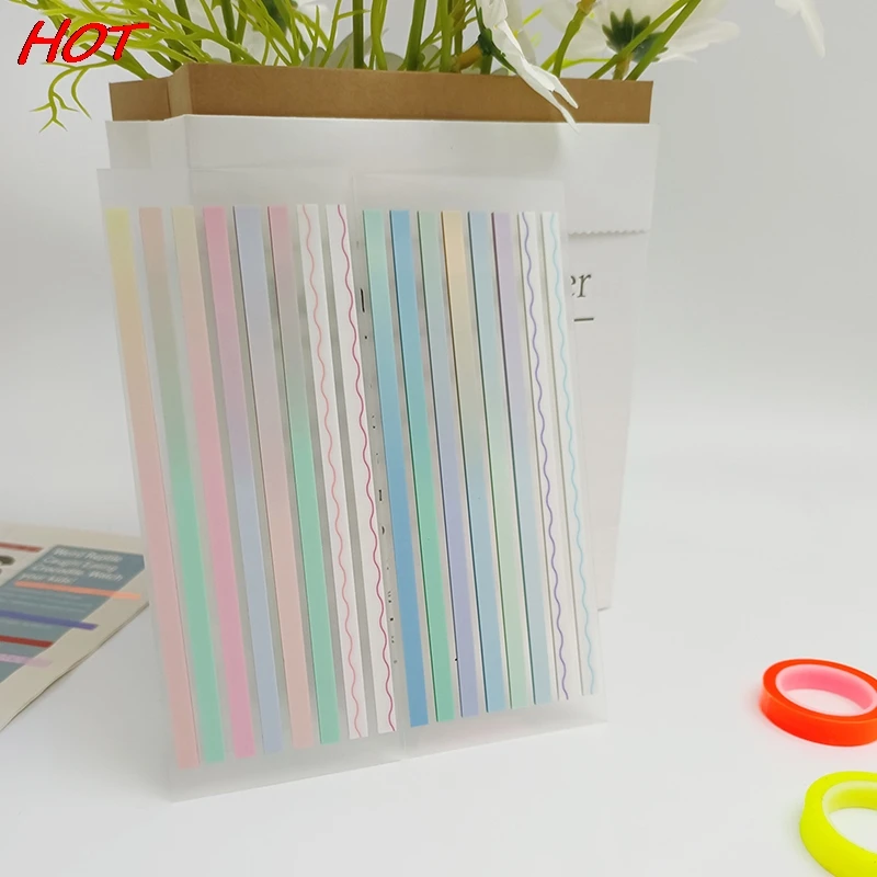 160Sheets Stickers Transparent Bookmarkers Index Tabs Flags Sticky Note Stationery Tab Memo Pad School Posted It Office Supplies