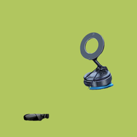 Folding Strong Magnet Magnetic Phone Holder 360° Rotation Desk Car Vacuum Suction Windshield Dashboard Mobile Holder 2025