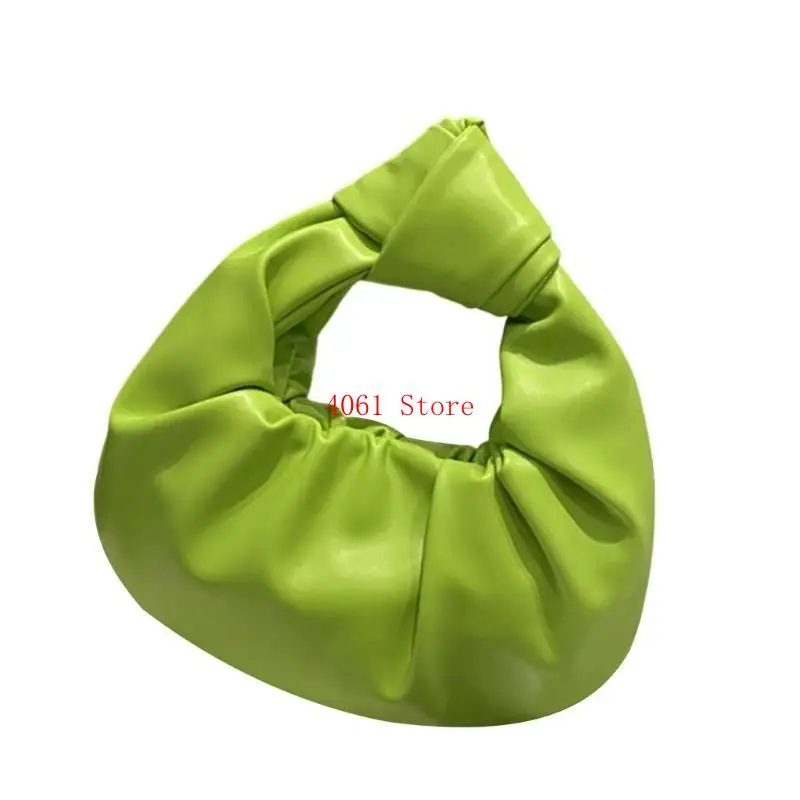 

Women Hoboes Toted Bags Handbag Ruched Dumpling Bag Ladies Clutch Purses Knotted Top Handle Bags with Zipper Closure