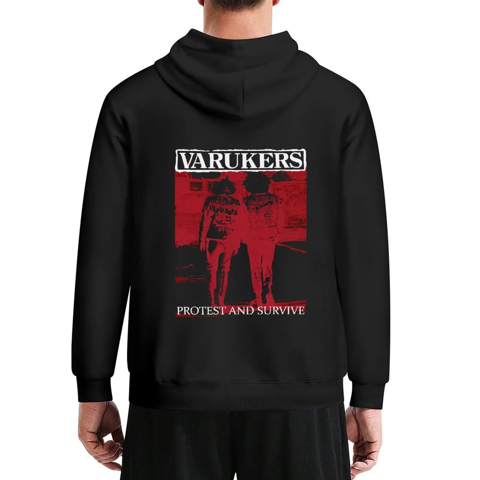 

Special Present The Varukers Protest And Survive Punk Oi Cute Graphic Gifts Hoodie men's winter sweater hoodie for men