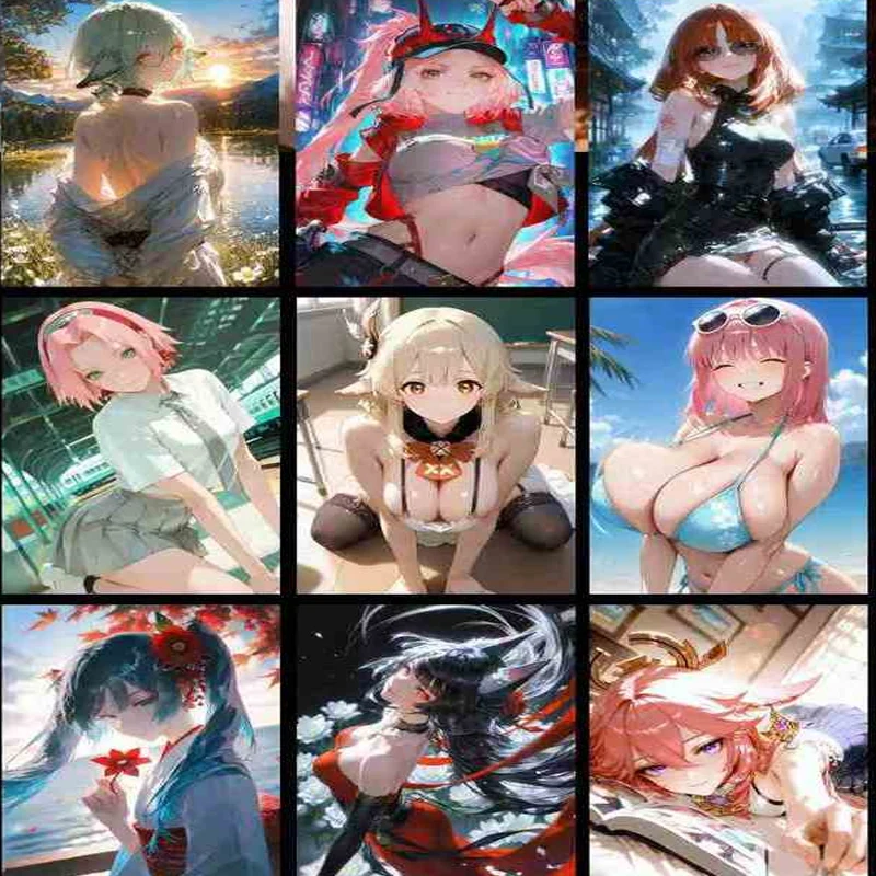 WanKa She Demon Slayer Goddess Card Set Wholesale 10*15cm Acrylic Collection Card Fantasy Trading Girl Cards Perfect For Fans