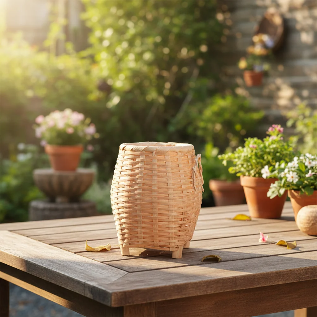 

Household Classical Bamboo Pen Holder Convenient Elegant Stationery Storage Tube Chinese Style Natural Bamboo Stick Tube Office