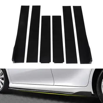 2.2米汽車側裙亮黑色搖臂面板外飾下部側裙底部線條延伸件分流唇擴散器汽車配件 8 最佳銷售 BMWE90側裙 - №8