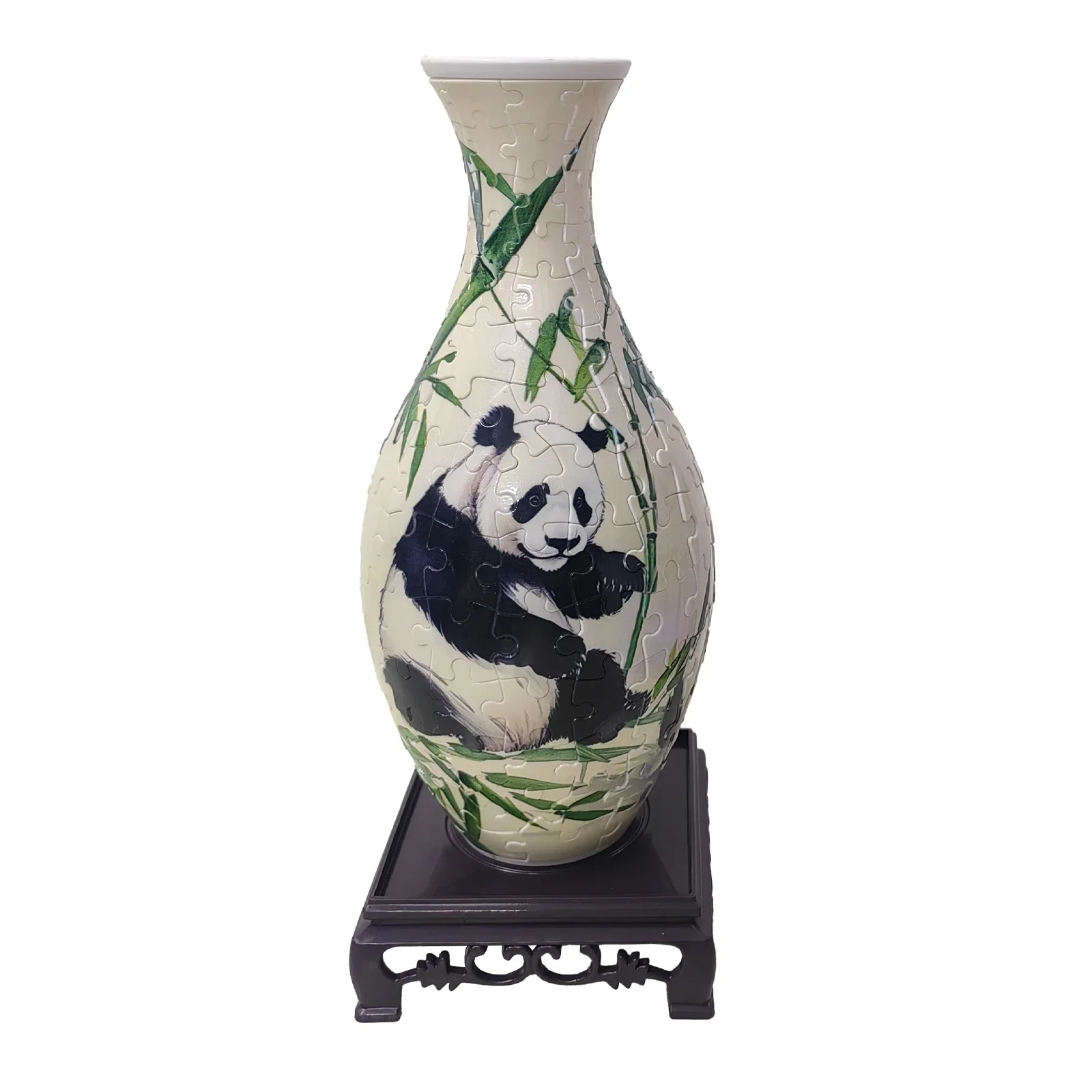 

Creative Gifts 3D Puzzle Panda Flower Pot Bottle Building Block Porcelain Artistic Home Decoration Kids Girls Christmas Gift Toy