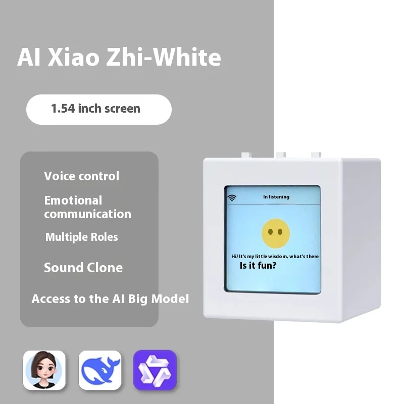 Xiao Zhi Mini Ai Robot With Screen Intelligent Robot ESP32 Support Deepseek Personalized Custom Robot Expression Electronic Pet