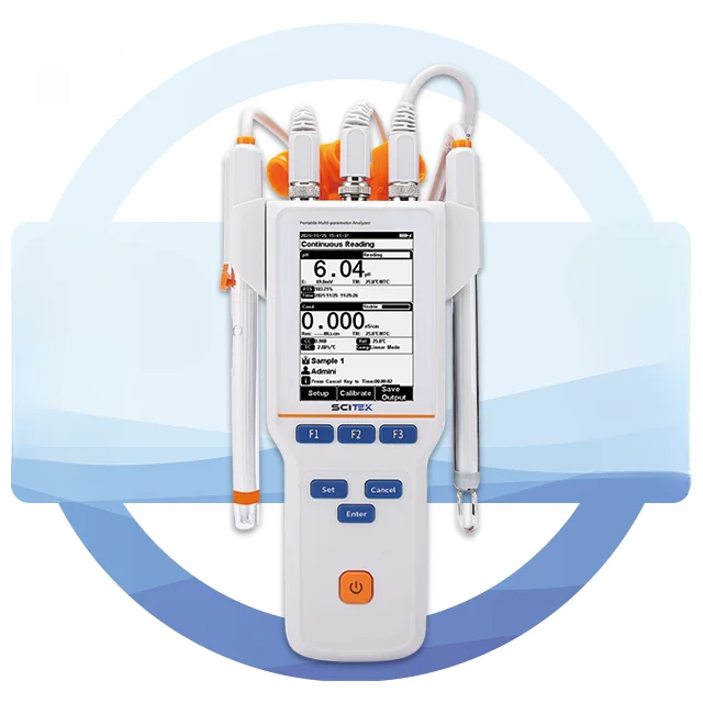 Multiparameter Water Quality Meter 500 Groups Per Parameter Water Quality Meter