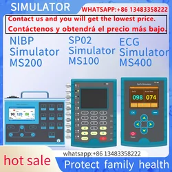 CONTEC MS100 MS200 MS400 SPO2 PR NIBP ECG IBP TEMP Simulator Biomedical Non-Invasive Simulation Simulate Machine
