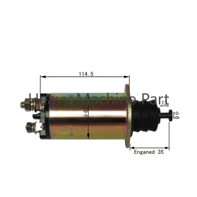 

Соленоид 24 В для KOMATSU 0-47100-3510 Φ 0471003510 KD0471003510