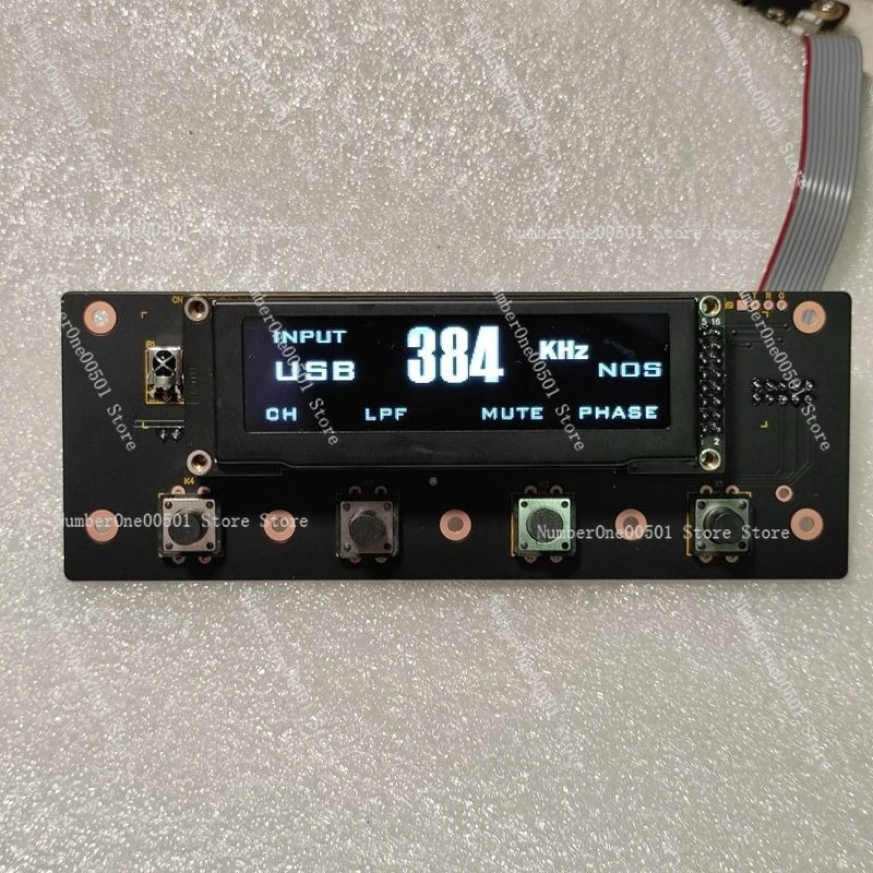 Плата драйвера ЦАП TDA1541 с дисплеем и клавишами для обновления CD-плеера, модификация звука