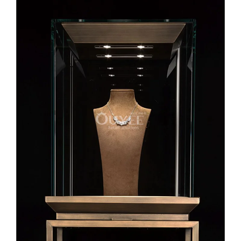 Présentoir de Bijoux de Luxe Personnalisé, Décoration Intérieure de Magasin, Vitrine, Fenêtre Stan