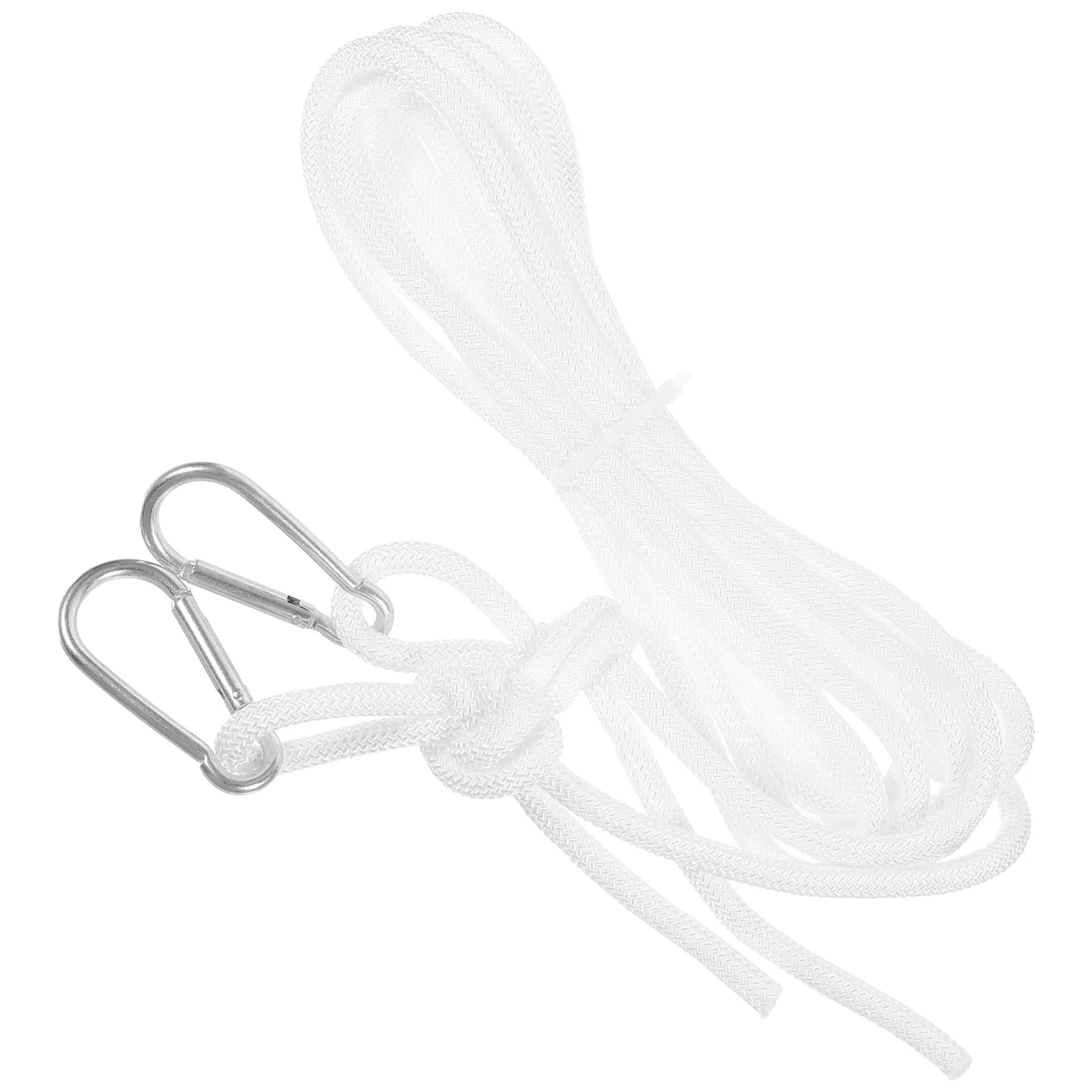

Outdoor Clothesline Rope for Backyard Drying Sturdy Clothes Line Wire Home Use Travel Camping Long Size White Color