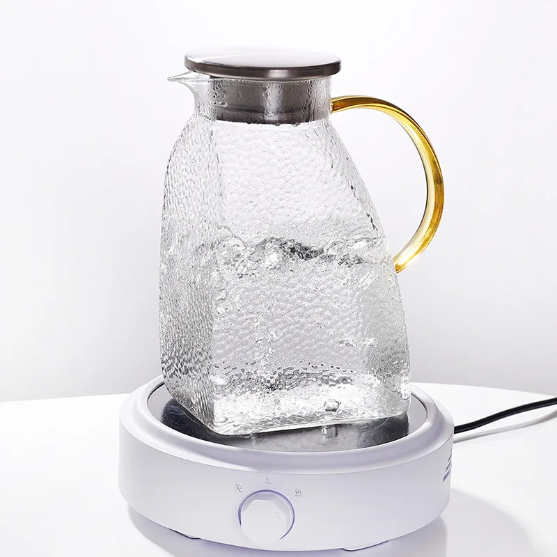 LMM household glass large-capacity cooling kettle, juice pot, heat-resistant and high temperature cold water cup, open kettle