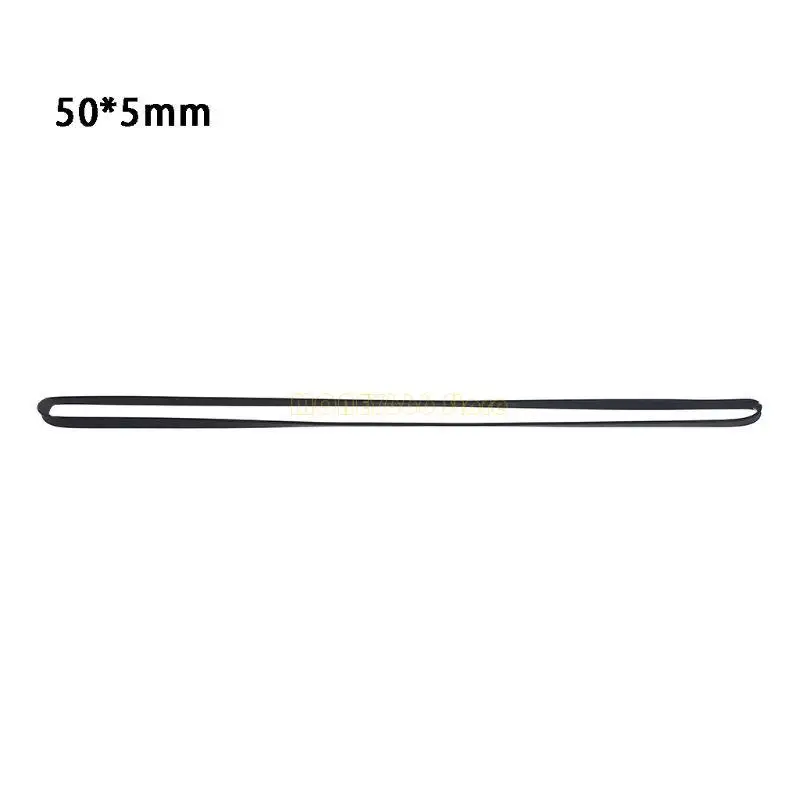 F62C 교체 선수 DVD CD-ROM 리피터 포포 5mm 와이드 벨트를위한 레코드 플레이어 용 턴테이블 벨트 고무 원 드라이브 벨트